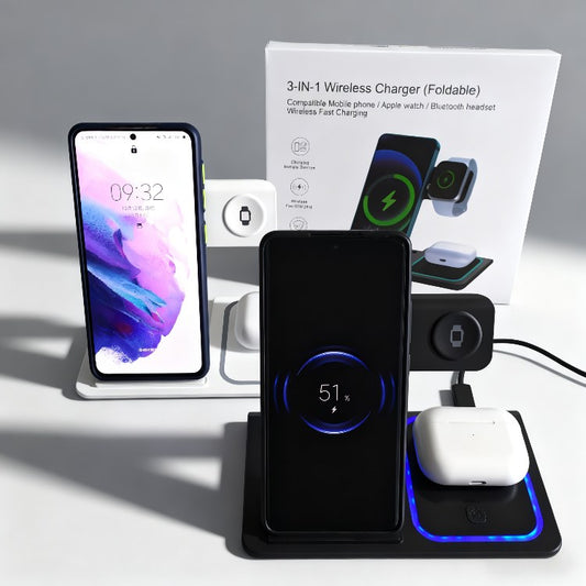 Halo 3-in-1 Magnetic Wireless Charging Pad